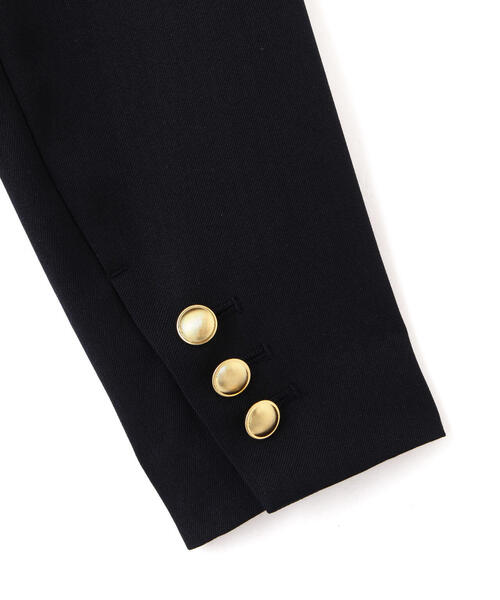 FREE'S MART（フリーズマート）の「金ボタンダブルブレストジャケット[裏地：半裏仕様]（テーラードジャケット・レディース・ネイビー・MEDIUM/SMALL）」の20枚目の写真