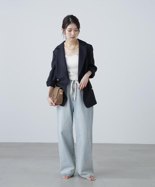 【美品】フリークスストア　ダブルブレストジャケット　銀ボタン FREAK'S STORE - 【美品】フリークスストア ダブルブレスト