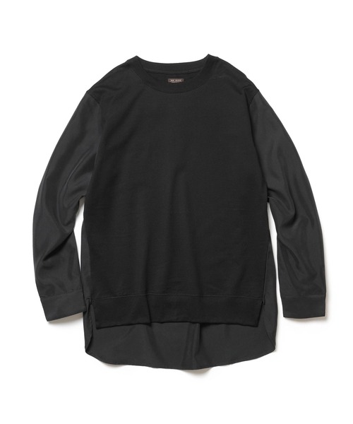 MR.OLIVE(ミスターオリーブ)の「MIX MATERIAL / HYBRID SHIRT(Tシャツ/カットソー・メンズ・ブラック/カーキ・MEDIUM/LARGE)」の8枚目の写真