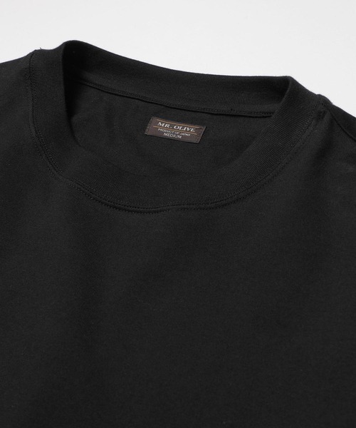 MR.OLIVE(ミスターオリーブ)の「MIX MATERIAL / HYBRID SHIRT(Tシャツ/カットソー・メンズ・ブラック/カーキ・MEDIUM/LARGE)」の5枚目の写真