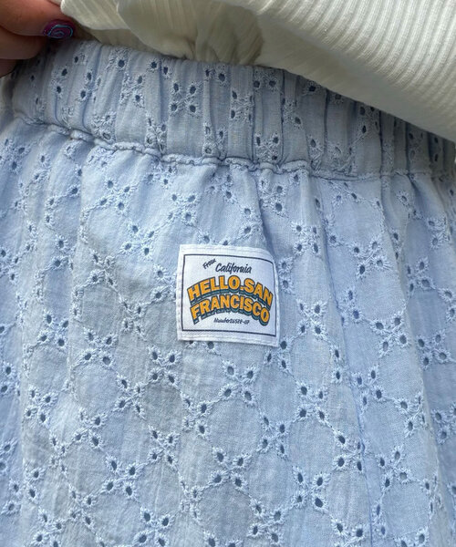 HELLO.SANFRANCISCO（ハローサンフランシスコ）の「【HELLO.SANFRANCISCO/ハローサンフランシスコ】レースレイヤードスカート（スカート・レディース・サックスブルー/ピンク/ホワイト・ONE SIZE）」の20枚目の写真