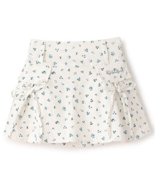 by LOVEiT（バイラビット）の「【ニコ☆プチ掲載】ポケットリボンスカート（スカート・キッズ・ブラック/オフホワイト/ブルー・150cm/160cm/130cm/140cm/120cm）」の10枚目の写真