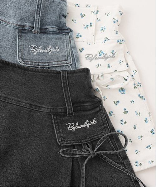 by LOVEiT（バイラビット）の「【ニコ☆プチ掲載】ポケットリボンスカート（スカート・キッズ・ブラック/オフホワイト/ブルー・150cm/160cm/130cm/140cm/120cm）」の15枚目の写真