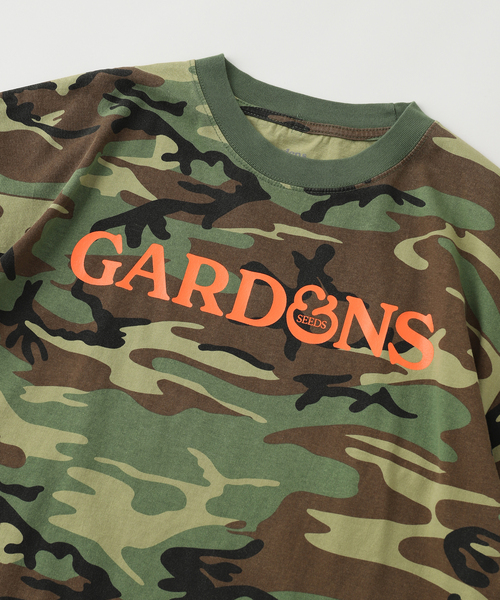 WISM（ウィズム）の「GARDENS＆SEEDS / ガーデンズアンドシーズ HEAVEN ON EARTH TEE（Tシャツ/カットソー・メンズ・ブラウン/カーキ・X-LARGE/MEDIUM/LARGE）」の4枚目の写真