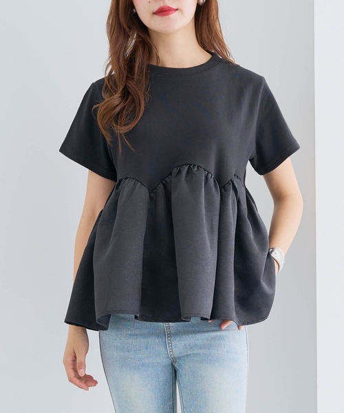 【ALAIA】ペプラム フレア Tシャツ SALE【Alaia】ペプラム フレア Tシャツ