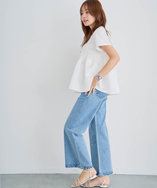 【ALAIA】ペプラム フレア Tシャツ SALE【Alaia】ペプラム フレア Tシャツ