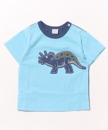 [ベビー]トリケラトプスアップリケドライTシャツ
