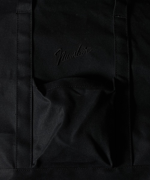 NUMBER (N)INE（ナンバーナイン）の「CANVAS BIG TOTE BAG / コットン キャンバス ビッグ トートバッグ（トートバッグ・メンズ・アイボリー/ブラック×ブラック/ブラック×ホワイト・FREE）」の12枚目の写真