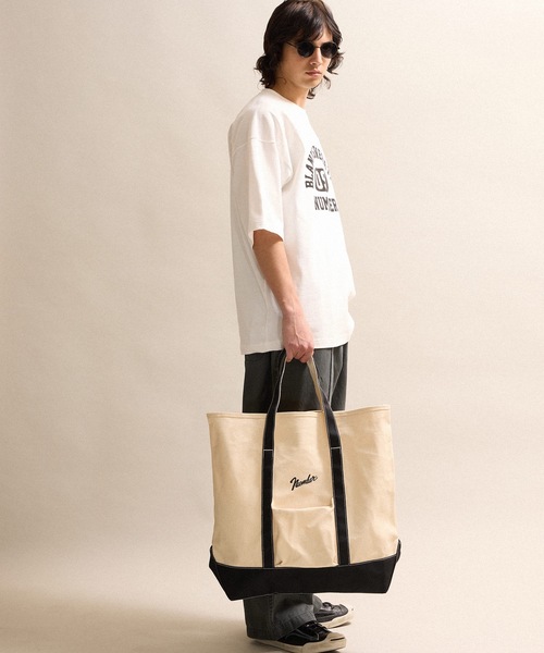 CANVAS BIG TOTE BAG / コットン キャンバス ビッグ トートバッグ