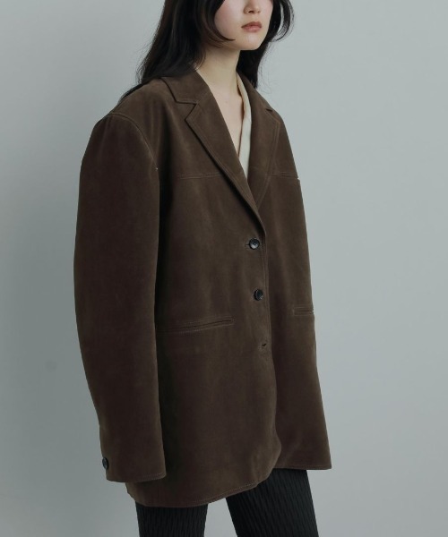 anuke Eco Suede Jacket エコスエードジャケット/62520102（テーラード