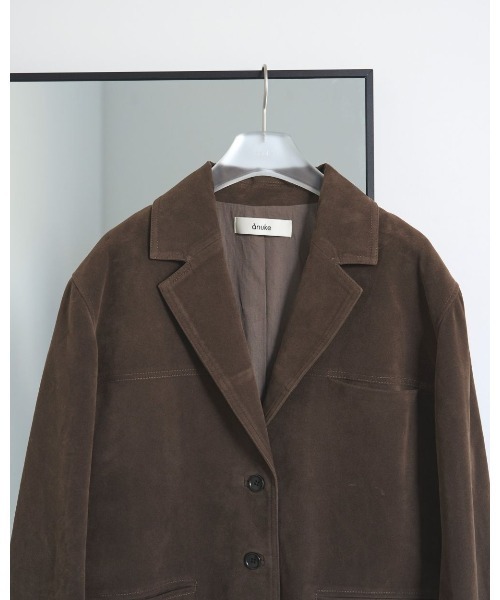 anuke Eco Suede Jacket エコスエードジャケット/62520102（テーラード
