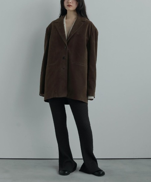 anuke Eco Suede Jacket エコスエードジャケット/62520102（テーラード