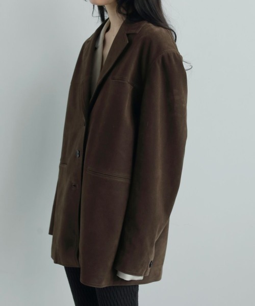 anuke Eco Suede Jacket エコスエードジャケット/62520102（テーラード