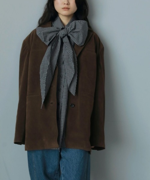 anuke（アンヌーク）の「anuke Eco Suede Jacket エコスエード