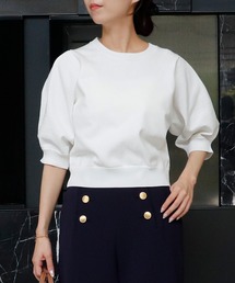 Sirin（シリン）の「【洗える】タックパフスリーブニット（ニット/セーター）」