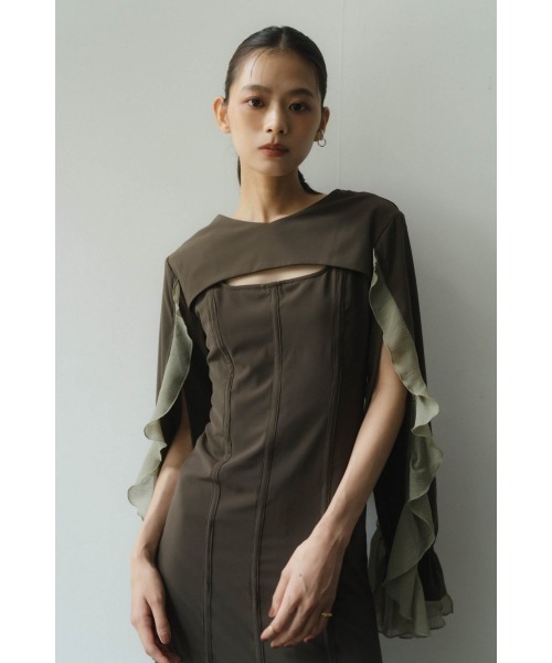 frill sleeves one piece（ワンピース）｜Knuth Marf