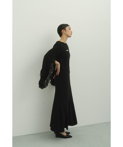 p*o様 Knuth Marf frill sleeves one piece frill sleeves one piece/bordeaux | KNUTH MARF