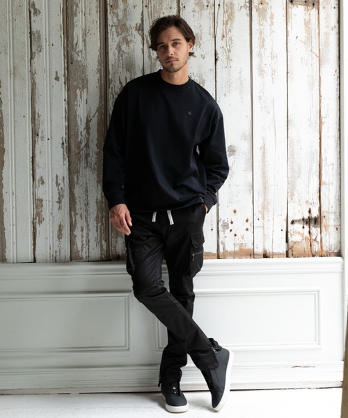 1piu1uguale3 RELAX（ウノピュウノウグァーレトレリラックス）の「【EC限定】1PIU1UGUALE3 RELAX/ウノピゥ ウノ ウグァーレ トレ リラックス/BRIGHT STRETCH DROP CLOTCH PANTS（カーゴパンツ・メンズ・ブラック/カーキ・SMALL/XX-LARGE/X-LARGE/LARGE/MEDIUM）」の22枚目の写真