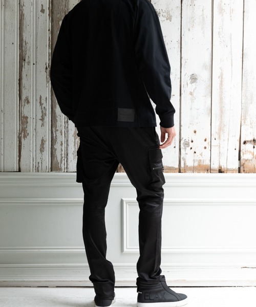 1piu1uguale3 RELAX（ウノピュウノウグァーレトレリラックス）の「【EC限定】1PIU1UGUALE3 RELAX/ウノピゥ ウノ ウグァーレ トレ リラックス/BRIGHT STRETCH DROP CLOTCH PANTS（カーゴパンツ・メンズ・ブラック/カーキ・SMALL/XX-LARGE/X-LARGE/LARGE/MEDIUM）」の12枚目の写真