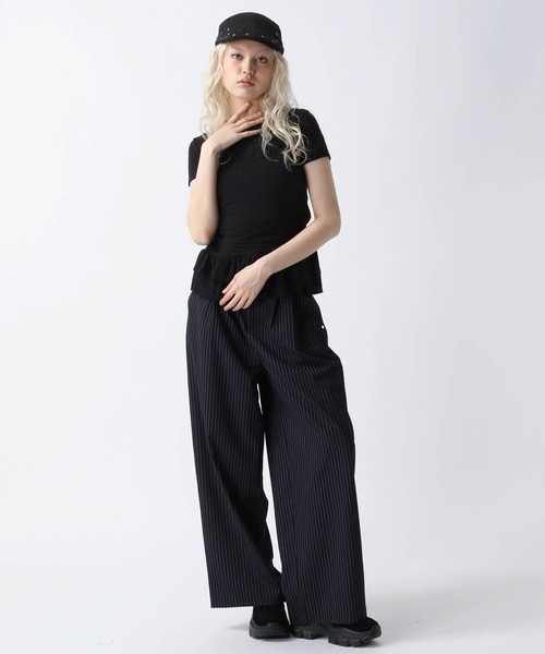 FOREVER 21(フォーエバー トゥエンティーワン)の「【2025SS】ドッキングフリルヘムTシャツ(Tシャツ/カットソー・レディース・ホワイト/ブラック/ブラウン・FREE)」の14枚目の写真