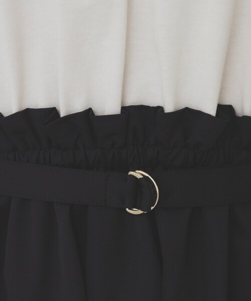 index（インデックス）の「ドッキングフレアワンピース【洗濯機洗い可】（ワンピース・レディース・ブラック系4/ダークブラウン系4/ベージュ系その他7・40/38/42/36）」の16枚目の写真