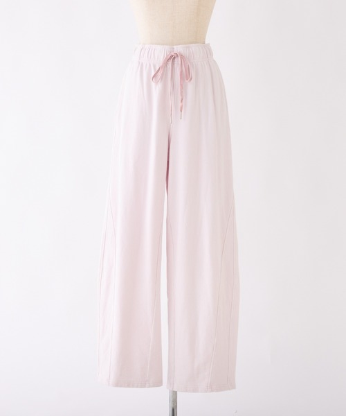 one after another NICE CLAUP（ワンアフターアナザーナイスクラップ）の「セットアップで着れる/スウェットカーブパンツ（スウェットパンツ・レディース・ピンク/杢グレー/チャコールグレー・FREE）」の16枚目の写真