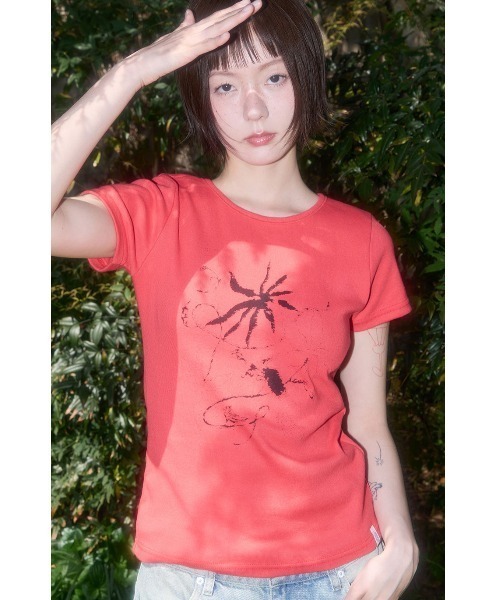 [FANCY CLUB] Tシャツ 半袖 BACK SLIT TEE (2color) A'GEM/9 × .kom 『FANCY CLUB/ファンシークラブ』 Back Slit