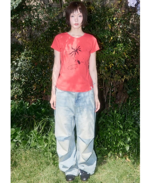 [FANCY CLUB] Tシャツ 半袖 BACK SLIT TEE (2color) A'GEM/9 × .kom 『FANCY CLUB/ファンシークラブ』 Back Slit