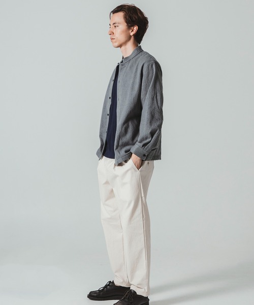 Jackman（ジャックマン）の「NEL BB Shirt（シャツ/ブラウス・メンズ・ネイビー/グレー/アイボリー・MEDIUM/LARGE）」の5枚目の写真