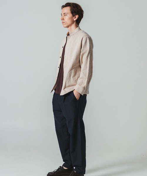 Jackman（ジャックマン）の「NEL BB Shirt（シャツ/ブラウス・メンズ・ネイビー/グレー/アイボリー・MEDIUM/LARGE）」の10枚目の写真