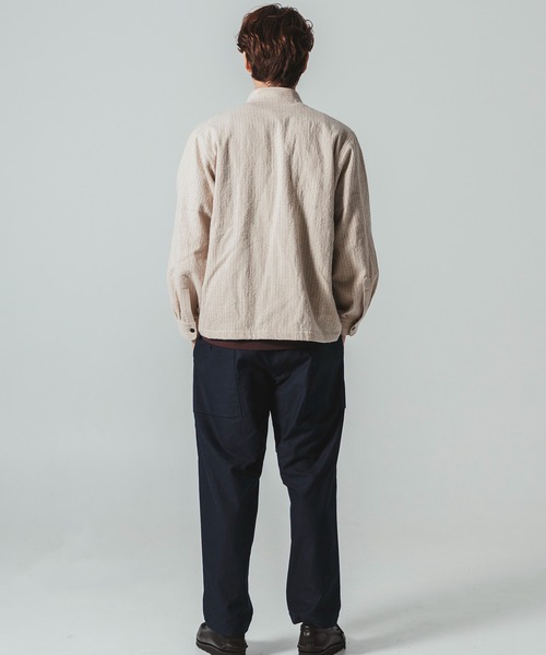 Jackman（ジャックマン）の「NEL BB Shirt（シャツ/ブラウス・メンズ・ネイビー/グレー/アイボリー・MEDIUM/LARGE）」の12枚目の写真