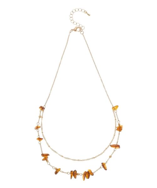 MERCURYDUO（マーキュリーデュオ）の「天然石2連ネックレス（ネックレス・レディース・ブラウン/ミント・FREE）」の7枚目の写真