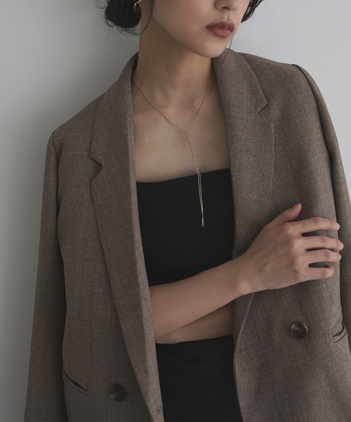 hellam(へラム)の「ノットデザイン ロングネックレス(ネックレス・レディース・シルバー/ゴールド・FREE)」の3枚目の写真