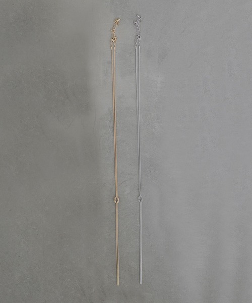 hellam(へラム)の「ノットデザイン ロングネックレス(ネックレス・レディース・シルバー/ゴールド・FREE)」の14枚目の写真