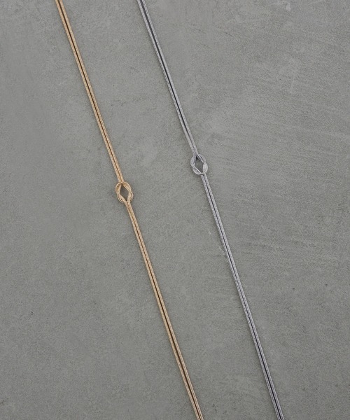 hellam(へラム)の「ノットデザイン ロングネックレス(ネックレス・レディース・シルバー/ゴールド・FREE)」の16枚目の写真