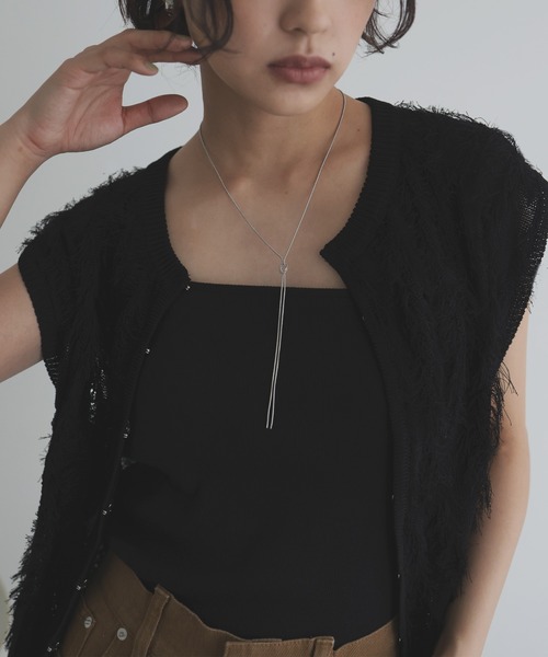 hellam(へラム)の「ノットデザイン ロングネックレス(ネックレス・レディース・シルバー/ゴールド・FREE)」の12枚目の写真