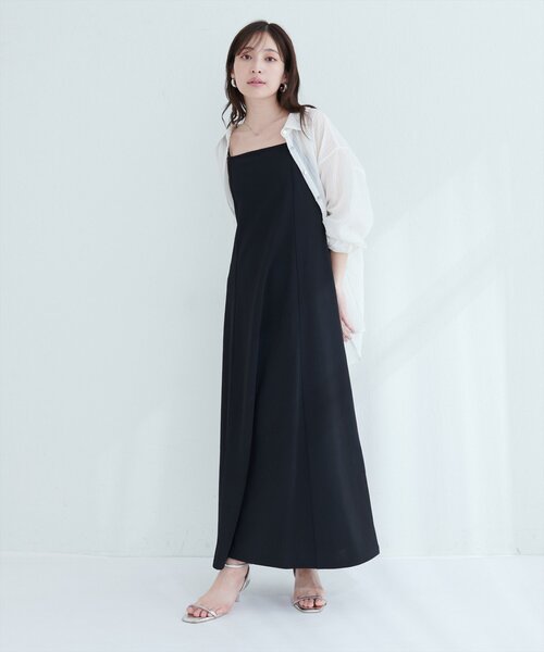 natural couture(ナチュラルクチュール)の「【WEB限定】シアービッグシャツ(シャツ/ブラウス・レディース・ブラック/ピンク/オフホワイト/ブルー・FREE)」の10枚目の写真
