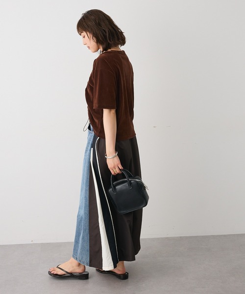 CRAFT STANDARD BOUTIQUE(クラフトスタンダードブティック)の「フロッキーチュールドロストプルオーバー◆(Tシャツ/カットソー・レディース・ブラウン/ライトブルー/グレー・FREE)」の16枚目の写真
