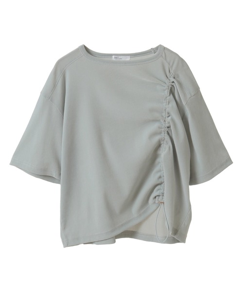 CRAFT STANDARD BOUTIQUE(クラフトスタンダードブティック)の「フロッキーチュールドロストプルオーバー◆(Tシャツ/カットソー・レディース・ブラウン/ライトブルー/グレー・FREE)」の4枚目の写真