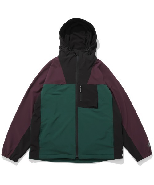 KRIFF MAYER(クリフメイヤー)の「【軽撥水・防汚・ストレッチ】アクティブフードジャケット(マウンテンパーカー・メンズ・カラフル/ブラック/グリーン/パープル/ベージュ・LARGE/X-LARGE/MEDIUM)」の7枚目の写真