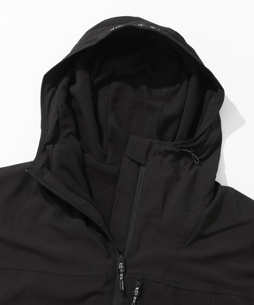 KRIFF MAYER(クリフメイヤー)の「【軽撥水・防汚・ストレッチ】アクティブフードジャケット(マウンテンパーカー・メンズ・カラフル/ブラック/グリーン/パープル/ベージュ・LARGE/X-LARGE/MEDIUM)」の11枚目の写真