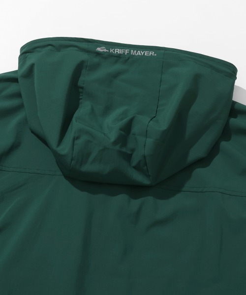 KRIFF MAYER(クリフメイヤー)の「【軽撥水・防汚・ストレッチ】アクティブフードジャケット(マウンテンパーカー・メンズ・カラフル/ブラック/グリーン/パープル/ベージュ・LARGE/X-LARGE/MEDIUM)」の12枚目の写真
