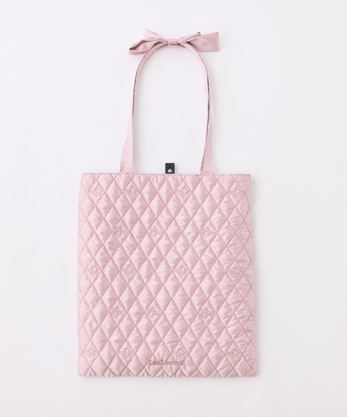 one after another NICE CLAUP(ワンアフターアナザーナイスクラップ)の「【LouLoumei】キルティングトートバッグ(トートバッグ・レディース・ブラック/アイボリー/ピンク・FREE)」の14枚目の写真
