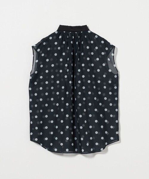 極美品　UNITED ARROWS オーガンジープリントシャツ　24ss 36 オーガンジー プリント シャツ ‐ウォッシャブル‐（シャツ