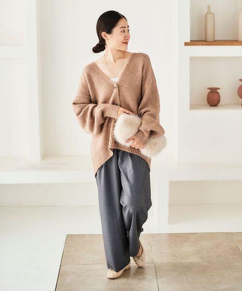 le.coeur blanc（ルクールブラン）の「《ランキング1位》フェイクファー2WAYバッグ（ショルダーバッグ・レディース・ベージュ/アイボリー/ブラック・FREE）」の12枚目の写真