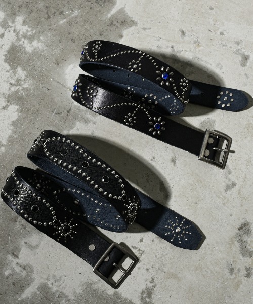 A'GEM/9 × .kom 『A'gem/エージェム』 スティングレースタッズベルト
