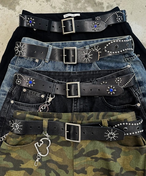 A'GEM/9 × .kom 『A'gem/エージェム』 スティングレースタッズベルト