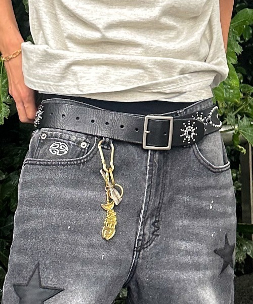 A'GEM/9 × .kom 『A'gem/エージェム』 スティングレースタッズベルト A