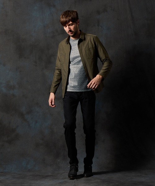 ショートレギュラーカラーシャツブルゾン（シャツ/ブラウス