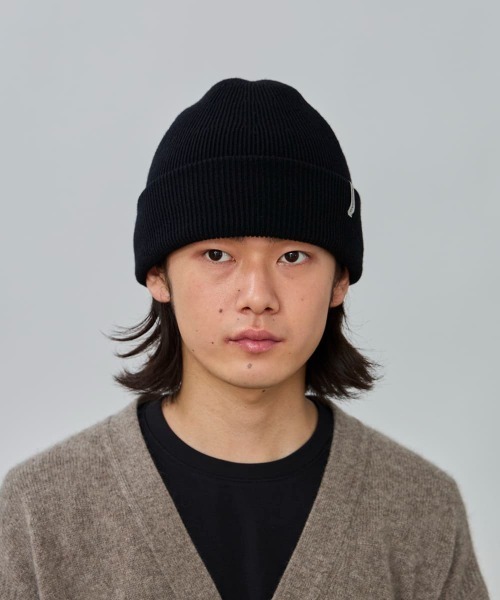OVERRIDE（オーバーライド）の「OVERRIDE  LAMB WOOL WATCH / オーバーライド（ニットキャップ/ビーニー・メンズ・ライトグリーン/ライトブラウン/ブルー/ブラック・57~59cm）」の6枚目の写真
